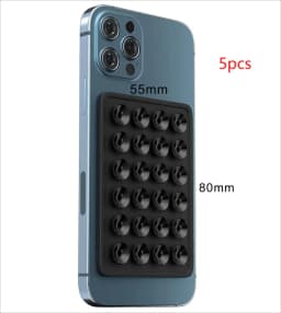 Silicone Suction Phone Holder Mat Multifunctional Suction Cup Wall Stand Square Anti-Slip Single-Sided Case Mount Back Sticker