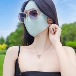 1/2Pcs Summer Full Face Mask Sun Protection Men Women Face Mask for Outdoor Travel Ice Sense Breathable Elastic Facekini