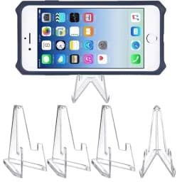 1-30PCS Clear Acrylic Coin Display Stand Holders Small Easel Rack Trading Card Holder Support for Kpop Idol Card Organizer