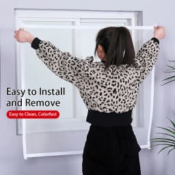 【Invisible Custom·Enhanced Protection】 Mosquito & Insect Window/Door Screens – Hook-and-Loop No-Drill, Multiple Sizes