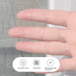 【Invisible Custom·Enhanced Protection】 Mosquito & Insect Window/Door Screens – Hook-and-Loop No-Drill, Multiple Sizes