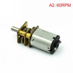 Mini N20 Gear Motor DC 3V-12V Slow Speed Full Metal Gearbox Gear Reducer Electric Engine Large Torque DIY Toy Robot