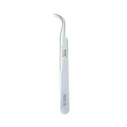 VETUS Original New MTS Series Silver Tweezers for Eyelash Extensions Stainless Steel Hyper Fine Tip Anti Static ESD Tweezers