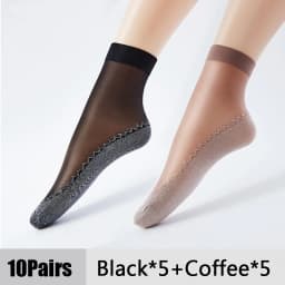 10 Pairs Women Socks Soft Socks Woman Summer Ultrathin Breathable Sock Casual Lightweight Female Transparent Boat Socks