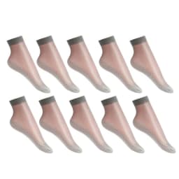 10 Pairs Women Socks Soft Socks Woman Summer Ultrathin Breathable Sock Casual Lightweight Female Transparent Boat Socks