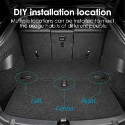 For Tesla Model Y Rear Trunk Rope DrawString Open Tail Box Cover Handle Pull Strap Car Organizer Accessories Mat Protection Pad
