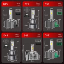 D SERIES D1S D3S LED Car Headlights Bulbs D2R D2S D4R D4S D5S D8S Turbo Lights 6000K 70W Auto Lamp Plug&Play HID Conversion Kit