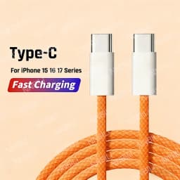 Original PD 60W Fast Charger 6A USB C to Type C Cable For iPhone 18 17 16 15 Pro MAX Quick Charging For Samsung S26 Xiaomi Cable