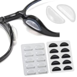 5/10 Pairs Super Sticky Anti Slip Eyeglass Nose Pads Soft Silicone Adhesive Glasses Nose Pad for Plastic Frame Glasses Parts