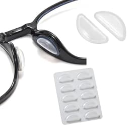 5/10 Pairs Super Sticky Anti Slip Eyeglass Nose Pads Soft Silicone Adhesive Glasses Nose Pad for Plastic Frame Glasses Parts