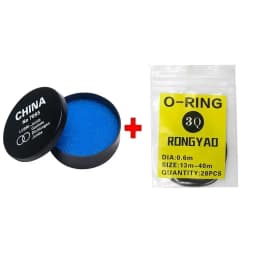 Watch Gasket Grease Watch Back Rubber Waterproof O-Ring Seal 0.5/0.6/0.7/0.8mm Oil-resistant Watch Repair Tool for Watchmaker