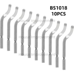 Deburring Tool Set with 11pcs High Speed Steel Swivel Blades Burr Removal Tool for Metal Resin PVC Pipes Copper Plastic Aluminum