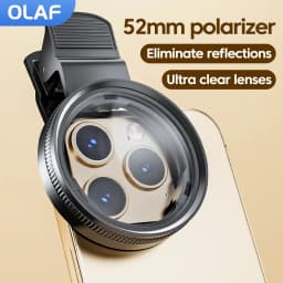 52mm CPL Universal With Clip Mobile Phone Lens Circular Polarizing Filter For iPhone Samsung smartphones