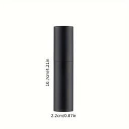 10ml Travel Perfume Sprayer, Refillable Cologne Container, Empty Dispenser Spray Bottle for Mini Sprayer Size (Black)