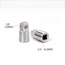 1/4" 3/8" 1/2" Ratchet Wrench Adapter Chrome Vanadium Sleeve Drive Socket Converter Wrench Transform Joint