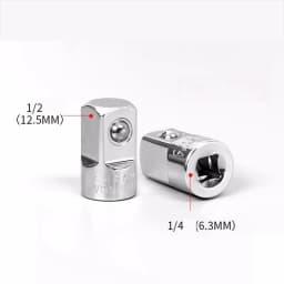 1/4" 3/8" 1/2" Ratchet Wrench Adapter Chrome Vanadium Sleeve Drive Socket Converter Wrench Transform Joint