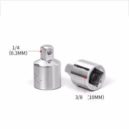1/4" 3/8" 1/2" Ratchet Wrench Adapter Chrome Vanadium Sleeve Drive Socket Converter Wrench Transform Joint