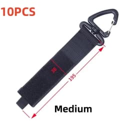Cord Organizer Holder with Rotate Buckle Wire Manager Power Cord Management Nylon Heavy Cord Storage Straps for Cables Hoses