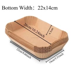 Extra Large Thickened Air Fryer Accessories Airfryer Baking Paper Disposable Paper Liner Non-Stick Parchment Oven Paper Kitchen