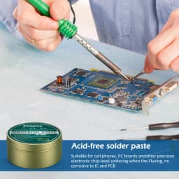 Solder Flux Paste For Electronics No Clean Flux Lead-Free Soldering Circuit Boards Copper Electrical Wire Safe Welding Paste