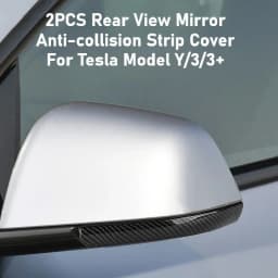 For Tesla Model 3 Y YL Juniper Highland 2025-2020 2026 ABS Rearview Mirror Anti-collision Strips Trim Anti-scratch Sticker Cover