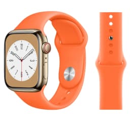 Silicone Strap For Apple Watch Band 45mm 46mm 44mm 41mm 40mm 42mm Sport Correa Bracelet iWatch Series 12 11 10 SE 9 8 Ultra 4 3