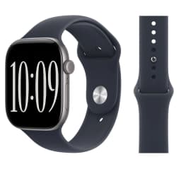 Silicone Strap For Apple Watch Band 45mm 46mm 44mm 41mm 40mm 42mm Sport Correa Bracelet iWatch Series 12 11 10 SE 9 8 Ultra 4 3