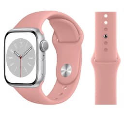 Silicone Strap For Apple Watch Band 45mm 46mm 44mm 41mm 40mm 42mm Sport Correa Bracelet iWatch Series 12 11 10 SE 9 8 Ultra 4 3