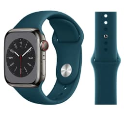 Silicone Strap For Apple Watch Band 45mm 46mm 44mm 41mm 40mm 42mm Sport Correa Bracelet iWatch Series 12 11 10 SE 9 8 Ultra 4 3