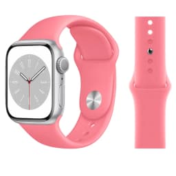 Silicone Strap For Apple Watch Band 45mm 46mm 44mm 41mm 40mm 42mm Sport Correa Bracelet iWatch Series 12 11 10 SE 9 8 Ultra 4 3