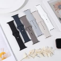 Silicone Strap For Apple Watch Band 45mm 46mm 44mm 41mm 40mm 42mm Sport Correa Bracelet iWatch Series 12 11 10 SE 9 8 Ultra 4 3