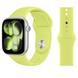 Silicone Strap For Apple Watch Band 45mm 46mm 44mm 41mm 40mm 42mm Sport Correa Bracelet iWatch Series 12 11 10 SE 9 8 Ultra 4 3