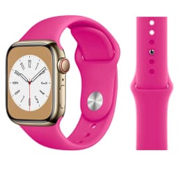 Silicone Strap For Apple Watch Band 45mm 46mm 44mm 41mm 40mm 42mm Sport Correa Bracelet iWatch Series 12 11 10 SE 9 8 Ultra 4 3