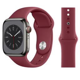 Silicone Strap For Apple Watch Band 45mm 46mm 44mm 41mm 40mm 42mm Sport Correa Bracelet iWatch Series 12 11 10 SE 9 8 Ultra 4 3