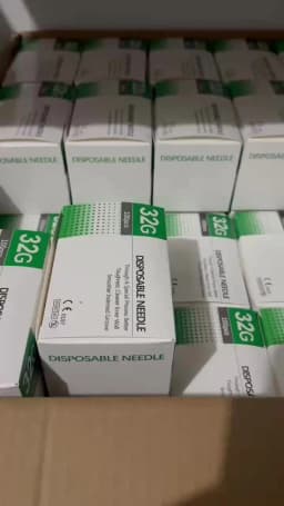 100Pcs 25G 27G 29G 34G 33G 32G 31G 30G Painless Small Superfine Beauty Needle Disposable Injection Piercing Needles 1.5/4/6/13mm