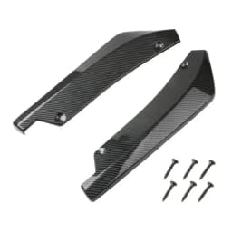 Car Front Rear Bumper Strip Lip Spoiler Diffuser Splitter Scratch Protector Carbon Fiber Winglets Side Skirt Extension Universal