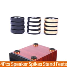 4pcs/set HIFI Audio Speaker Amplifier Anti-shock Absorber Feet Pads Isolation Stand Crab Claw Clamp Bracket For Camera Tripods