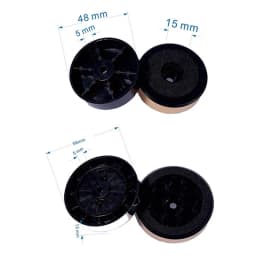 4pcs/set HIFI Audio Speaker Amplifier Anti-shock Absorber Feet Pads Isolation Stand Crab Claw Clamp Bracket For Camera Tripods