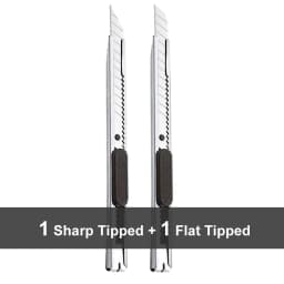 1/5/10Pcs Utility Knife Stainless Steel Paper Cut Box Cutter Tools Kit Non-Slip Blades Unboxing Knife Handicraft Carving Tools