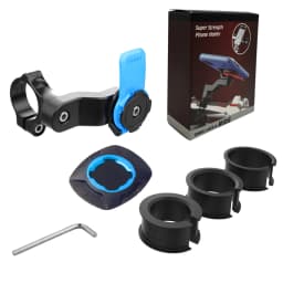 Motorcycle Bike Phone Holder Phone Bracket Vibration Damper Bike Handlebar Navigation Support for 4.7-7.2'' Phone