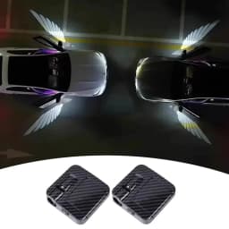 Wireless HD Laser Car Door Projector - 2/4pcs, Auto Accessory, No Wiring Required, Battery-Powered, for Easy Night Entry