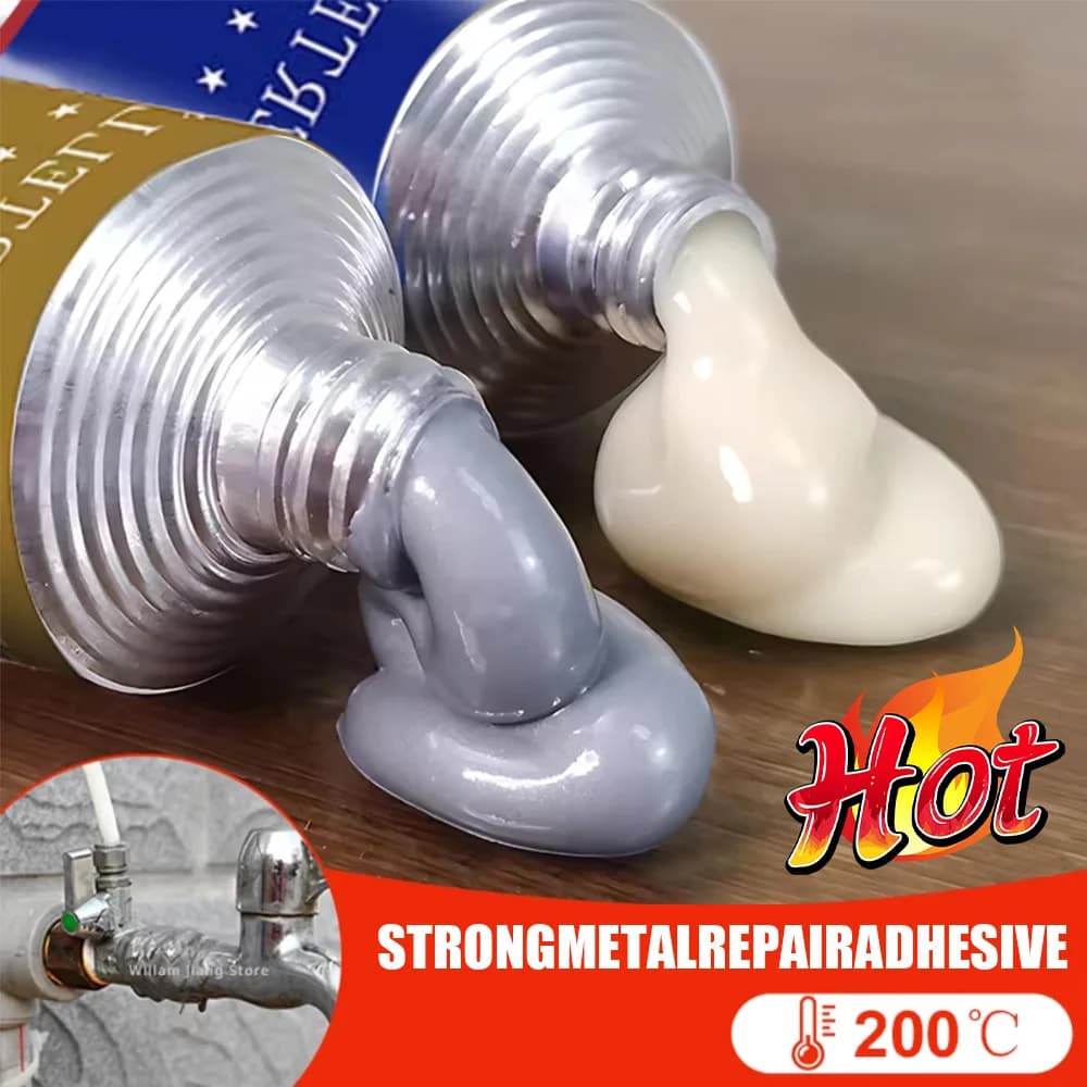 Cold Welding Glue Metal Repair Glue Heat-resistant AB Sealant High-strength Magic Plastic Repair Casting Adhesive Epoxy Resin