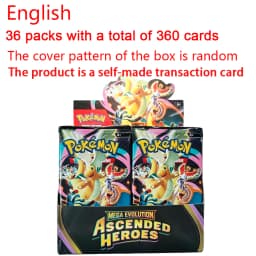 360Pcs Pokemon Card Destined Rivals Prismatic Evolutions Scarlet Violet 151 PALDEAN English Booster Battle Transaction Card