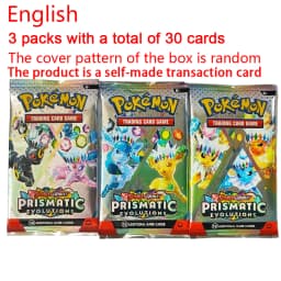 360Pcs Pokemon Card Destined Rivals Prismatic Evolutions Scarlet Violet 151 PALDEAN English Booster Battle Transaction Card