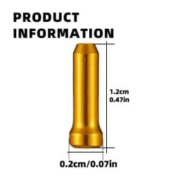 VXM Bicycle Line Pipe Tail End Brake Wire Cap Cycling Aluminium Shift Wire End Caps Tips Crimp Colored Line Cap Bike Accessories