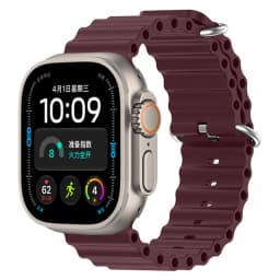 Ocean Strap for Apple Watch Ultra 4 3 2 Band 49mm 44mm 40mm 45mm 42 46mm Silicone Correa Bracelet iWatch Series SE 8 9 10 11 12