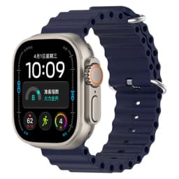 Ocean Strap for Apple Watch Ultra 4 3 2 Band 49mm 44mm 40mm 45mm 42 46mm Silicone Correa Bracelet iWatch Series SE 8 9 10 11 12