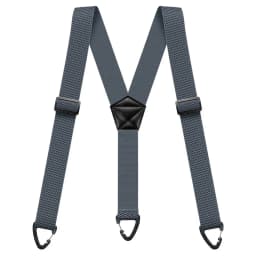 Heavy Duty Suspenders for Men Work Biker Outdoor 3.8cm Wide X-Back with 4 Snap Hook Adjustable Elastic Trouser Braces Strap Belt