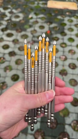 5PCS Upgraded High Hardness And Strong Magnetic Bit 25/50/65/70/90/150mm Non-slip Cross High Hardness Electric Hand Drill Screw