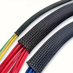 10m /32.8 ft Pet Expandable Braided Mesh Sleeve Black Flexible Wire Mesh Sleeve Tv Audio Pc Cable Protection Against Pet Chewing